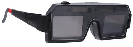 FUNOMOCYA Schweißerbrille mit Automatischer Verdunkelung und Austauschbarem Lithium Akku Uv/ir Schutz Robustes Ppt Material für Professionelles Schweißen