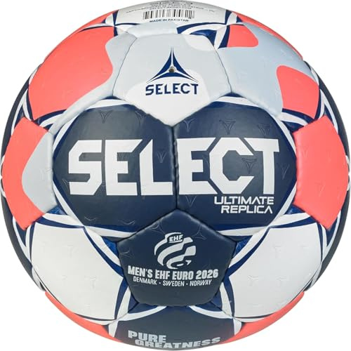 Select Ultimate EHF Euro Men Replica v26, misura 0, blu/rosso