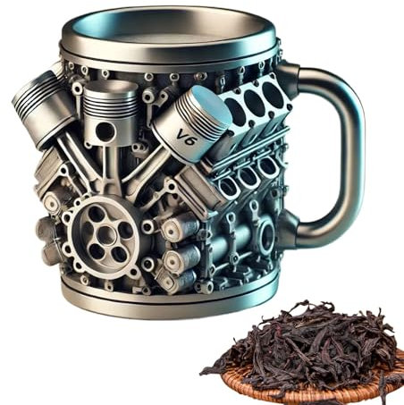 Vmiorzq Mug En Acier Inoxydable,30cl Tasse Isotherme Acier Inoxydable | Isolation Double Paroi Sous Vide, Bouchon Large Design Moteur Pour Voiture, Pique-Nique, Camping, Gym