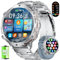 LIGE Smartwatch with Large 900mAh Battery, 1.73’ AMOLED Large Screen Fitness Watch Men with Compass Barometer, 110+ Sport Modes, IP68 Waterproof, Heart Rate/Sleep Monitor for Android iOS