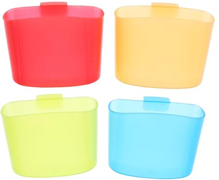 DIYEAH Porta Bustine di Tè da Appendere 4 Pezzi in Pp, Supporto Affidabile e Portatile per Biscotti e Tazze, Design Raffinato e Moderno per Accessori da Tè Pomeridiano