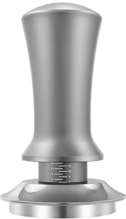 Tamper à café – Outil de presse à café 9,9 x 5,3 cm, commodité de automatique | Outil de brassage manuel réglable en d'aluminium avec marque d'échelle, doseur de presse à pour