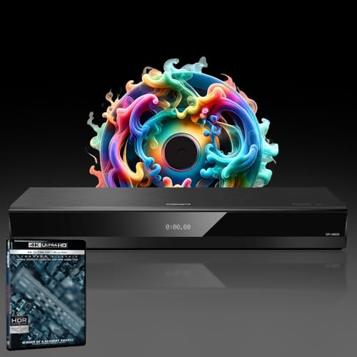 MULTIREGION Blu-ray Player Compatible with Panasonic DP-UB820 MultiRegion for DVD Blu-ray Region B - DVD Regions 1-8 - Bundle Including Incep. 4K UHD Disc