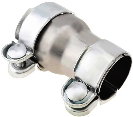 40mm to 45mm Exhaust Pipe Adapter, Stainless Steel Reducer Connecting with Clamp