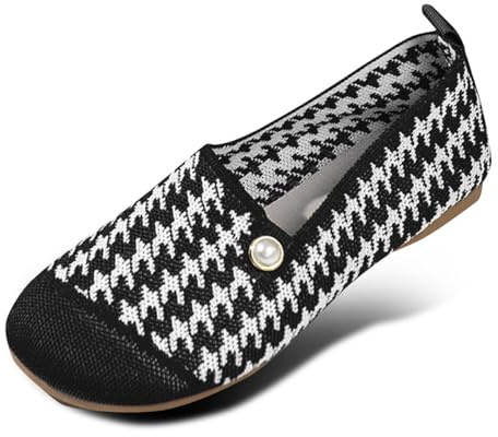 Zapatos de tela para mujer, bailarinas para mujer, zapatos ortopédicos, elegantes Mary Jane, zapatos planos de bailarina, zapatos deportivos de tela, suaves, antideslizantes en verano, zapatos de