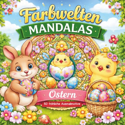 Farbwelten Mandalas - Ostern: Malbuch mit Ostermotiven im Mandala-Stil