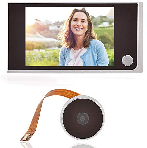 3.5LCD HD Screen Peephole Viewer, Digital Door Eye Viewer 480 x 320P Image Resolution 120 Degree Wide Angle Home Security System