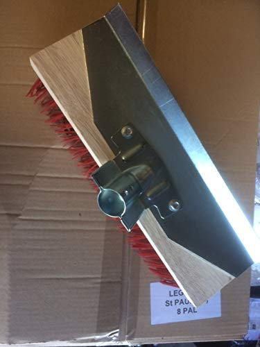 balai cantonnier 32 cm avec grattoir + manche cantonnier 1.40m