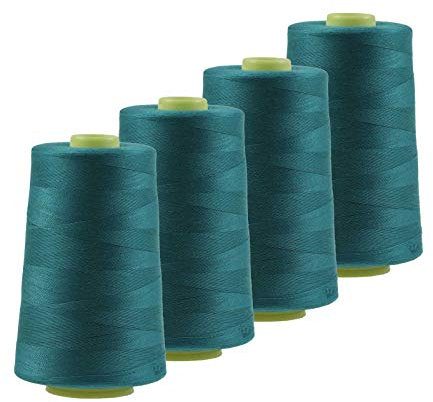 4 x 4572m Qualitäts Overlock-Garn Oeko-Tex Overlock-Nähgarn Farben 581 bis 620