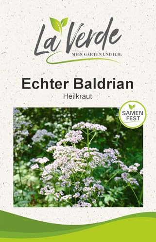 La Verde MEIN GARTEN UND ICH. Lubelski Echter Baldrian Samen für ca. 180 Pflanzen, Kräuter, aromatisch, mehrjährig, Saatgut ohne Gentechnik