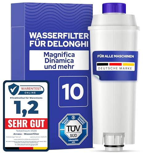 Milux 10x Ersatz für DeLonghi Wasserfilter - Kaffeevollautomaten-Wasserfilter