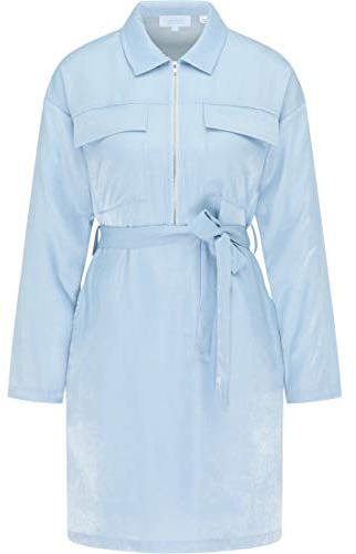 usha BLUE LABEL damskjorta blusklänning 17910930-US03, vit, L, Skjortblusklänning, L