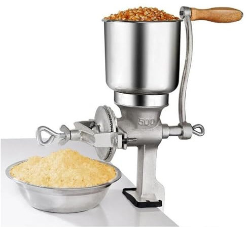 Molinillo Manual de harina para maíz, espesor de molienda ajustable, utilizado para moler nueces de cereales de trigo, herramientas de elaboración casera