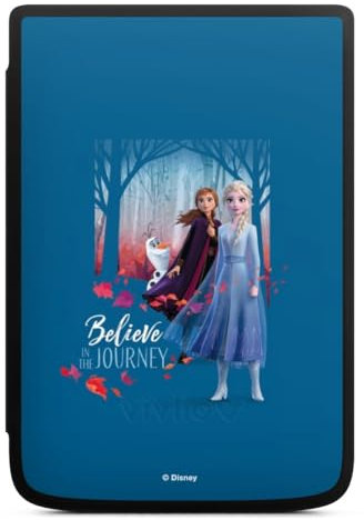 Coque pour liseuse Compatible avec Vivlio Touch HD Plus Etui pour liseuse Protection pour liseuse Princesses Disney La Reine des Neiges 2 Animation
