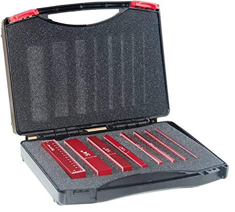 Höhenmessblöcke, Router Table Setup Bars, 8-teiliges Setup-Setup aus Aluminium for die Einrichtung von Router- und Tischkreissägenzubehör for die Holzbearbeitung. Schnelles Arbeiten und Messen