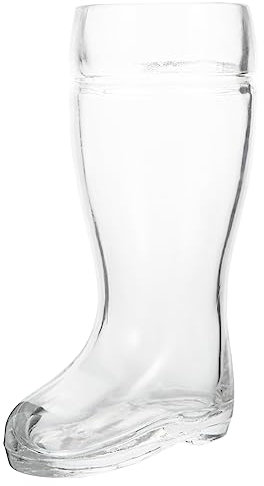 PRETYZOOM Vaso De Vidrio Boots Diseño De Botas Tarro De Transparente Para Bebidas Para Fiestas y Decoración De Hogar