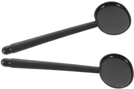 Sehtest Augenabdeckung 2 Stück Kunststoff Schwarz für Augenchart Prüfung | Ergonomische Form, Praktische Aufbewahrung, für Optometrie und Orthoptik im Klinikalltag
