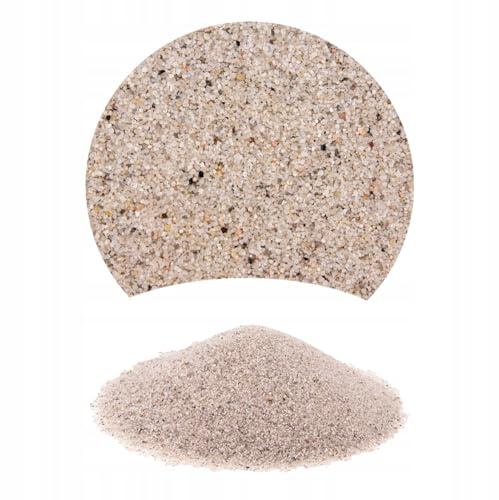 TD STONES Grauer Aquariensand Fein 0,5-1mm - Natürlicher Aquarium Kies Bodengrund für Süßwasser & Meerwasser, Dekosand für Zierfische & Garnelen, Optimales Pflanzen-Wachstum, 24kg