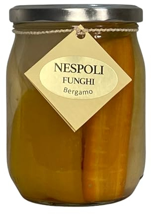 Jardinière de légumes entiers aigre-doux 550 g – antipasti artisanaux croquants – nespoli funghi