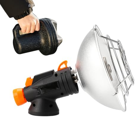 Dispositif de chauffage d'extérieur - chauffante électrique portable en métal - Chauffage de camping compact - Outil de chauffage de tente - Cuisinière de voyage - Accessoire pour temps froid