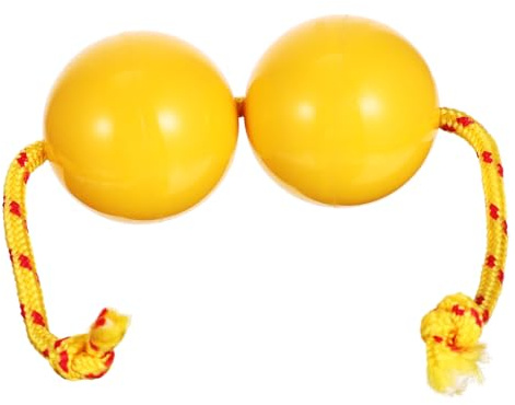 Toyvian Strumento Musicale Percussione Shaker Sabbia Portatile con Palla Gialla Giocattolo Educativo per Ragazzi e Ragazze Sviluppo Musicale e Gioco Interattivo Sicuro