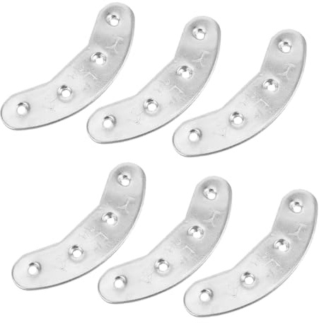Protectores de Talón de Botas 48mm, Hierro, 3 Pares | Placas Metálicas para Suelas, Instalación Diy, Color Plata, para Botas y Uso en Senderismo