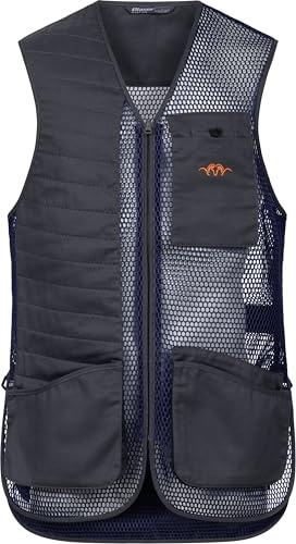 Blaser – Competition Robert | Herren Schießweste | atmungsaktive Mesh-Einsätze & großzügige Taschen | Marine | Baumwoll-Polyester-Mix