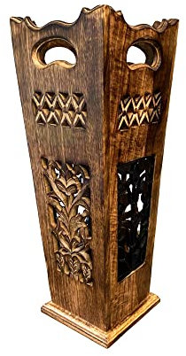 Thorness Classic Art Deco Style Wooden Umbrella Stand | Umbrella Holder | hallway furniture | brolly holder | hallway accessories for the home