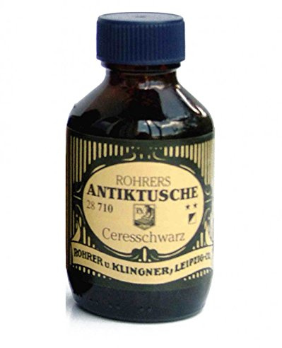 Rohrer & Klingner Antiktusche Ceresschwarz 100 ml