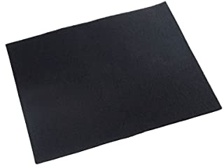 Fackelmann 08024 Filtre hotte, Filtre charbon hotte, Charbon actif, Polyester, Noir, 47 cm x 57 cm