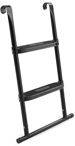 Salta Trampolin Leiter mit 2 Trittstufen - 52 x 82cm - Schwarz
