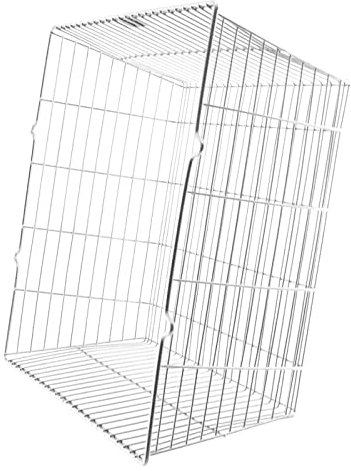 SPARES2GO Universal Zinc Coated Terminal Guard Square Boiler Flue Cage (14'' x 14'' x 8'')