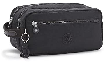 Kipling AGOT Mittelgroße Kosmetiktasche, Reisezubehör, Black (Schwarz)