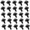 The Lord of the Tools 25pcs Vis Autotaraudeuses à Tête Hexagonale 5.5-6mmx19mm avec Rondelles Lâches Captives Boulons Auto-perceurs Universel