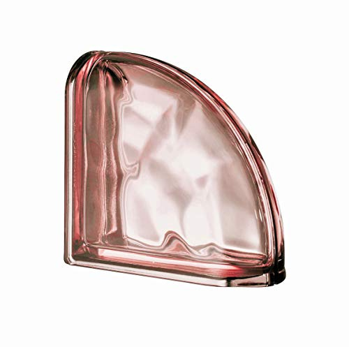 VITROLAND 018051 Glass Block, Pink