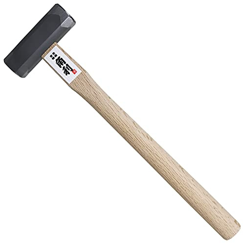 KAKURI Chisel Hammer 375g, Japanese Woodworking Carpenter Hammer for Chisel, Plane, Nail, Heavy Duty Japanese Carbon Stee Octagonal Head Sivler, Made in JAPAN