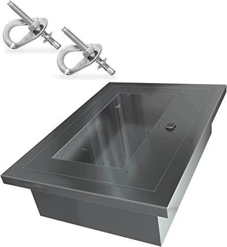 Scatola di Accesso Universale per Interni ed Esterni per Scale di Fuga Antincendio Estintore o Coperta Antincendio - Armadietto Defribillatore AED - 36x26x13 cm