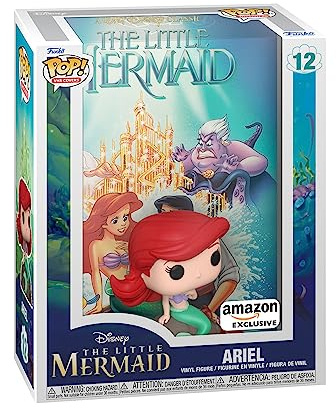 Funko Pop! VHS Cover: Disney - Ariel - The Little Mermaid - Arielle - Arielle, die Meerjungfrau - Amazon-Exklusiv - Vinyl-Sammelfigur - Geschenkidee - Offizielle Handelswaren