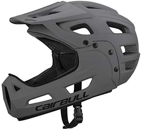 Lixada Mountainbike-Helm Fullface für Erwachsene mit abnehmbarem Kinnriemen Visier für Mountainbiking
