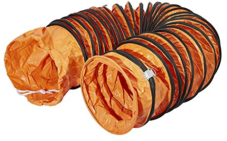 10in PVC Flexible Duct Hose, 16FT Fan Ducting