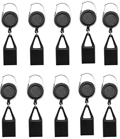 Roundsky 10 Supporti per Accendino in Silicone con Clip per Accendino, Protezione per collina, Fumatori e Accessori con Chiusura Retrattile