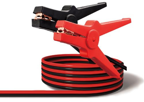 Câble 3,5 m, 25 mm², compatible avec les batteries et les modèles de voiture, idéal pour les connexions électriques et les charges de batterie.