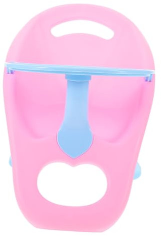 QUMIIRITY Kleiner Puppenhochstuhl Für Junge Mädchen Bewegliches Puppenmöbel Praktisches Zubehör Für Rollenspiele Und Puppenhäuser Robuste Bauweise Einfache Montage Und Tragbares Design