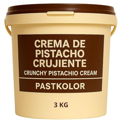 CREMA DE PISTACHO CRUNCHY PASTKOLOR - 3 KG