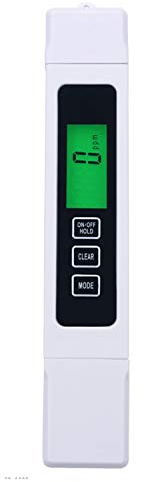 NGTFDCP Misuratore TDS, Portable TDS Pen Water Quality Tester Conductivity Test Meter Three in Function TPH01606 Easy To Use for Professionals And Beginners,per Acqua Potabile