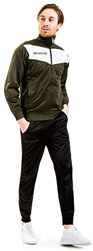 Givova Unisex pak visa overall, grön militär/svart, M EU