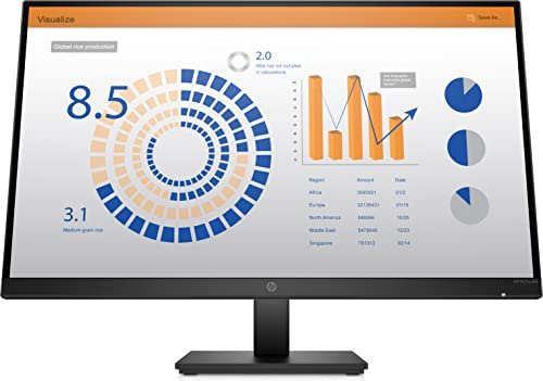 HP P27q G4 QHD Height Adjust Monitor 68.6 cm (27) 2560 x 1440 Pixels Quad HD LED Black