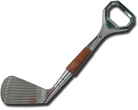HYYF Golf Club Bottle Opener,Golfer Beer Gift Novelty Item for The Golf Lover and Beer Enthusiast，Made from Zinc Alloy-100g