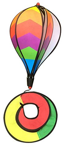 zalati Heißluftballon-Windspiel, Windmühle, Windsäcke, hängende Dekoration für Garten, Hof, Rasen, Terrasse, Festival-Dekoration