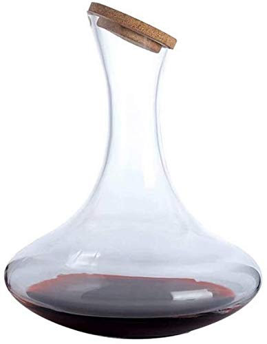 Wine Rack Whisky Decanter Wine Decanter - 100% Vidrio soplado a Mano sin Plomo, Jarra de Vino Tinto, Regalos de Vino, Accesorios de Vino 1.7L (Color : 1.4l)